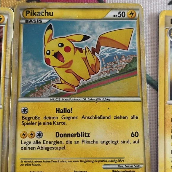 Pokemon Pikachu Cards - Picture 6 of 7